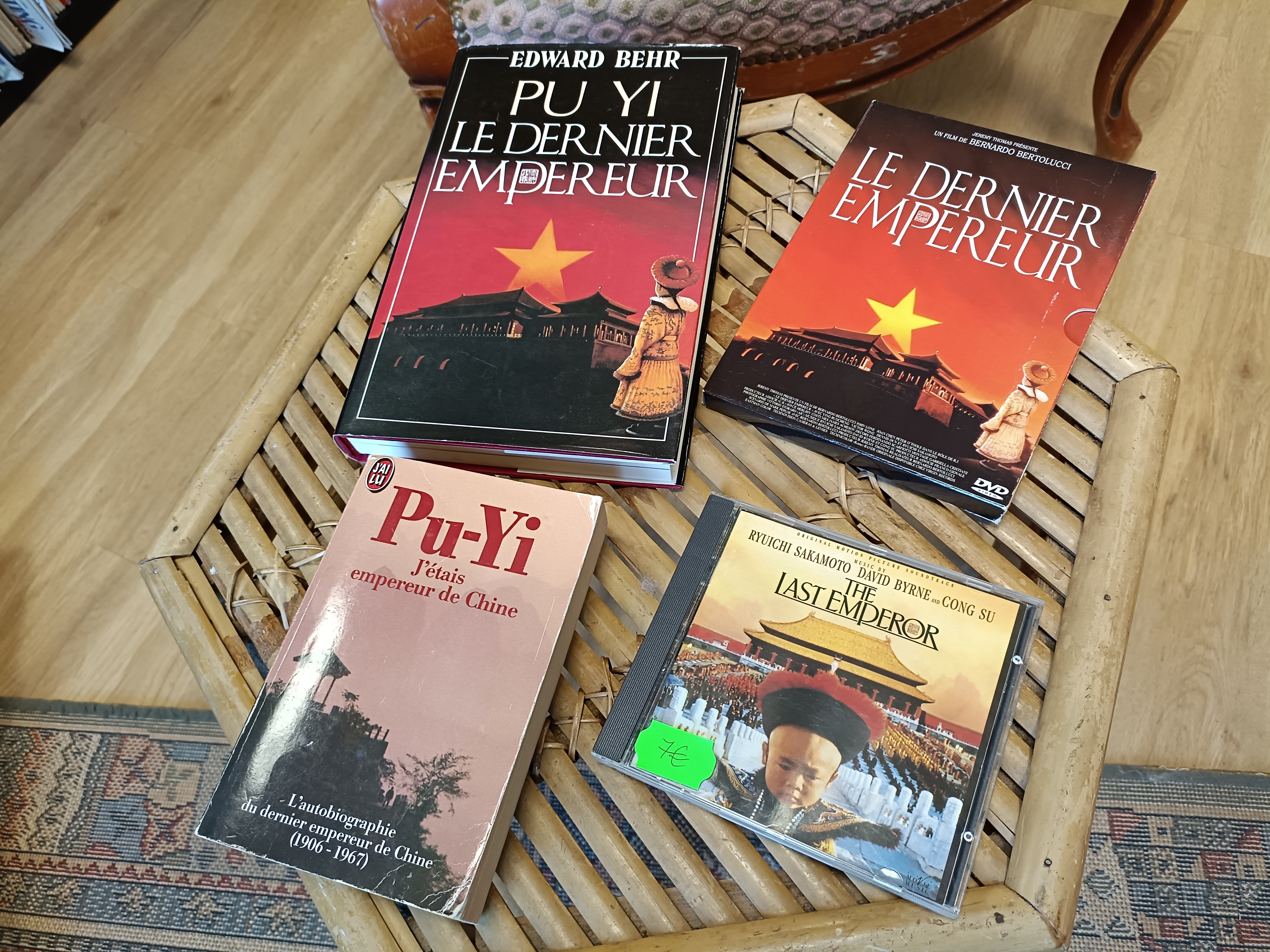 PACK Le dernier empereur (livres+DVD+CD)